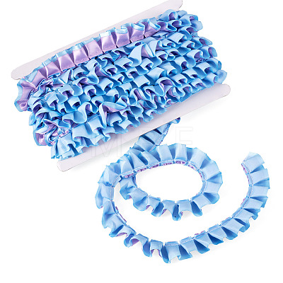 10Yards Polyester Lace Ribbon OCOR-TA0004-26G-1