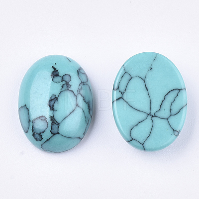 Synthetic Turquoise Cabochons TURQ-S290-33E-04-1