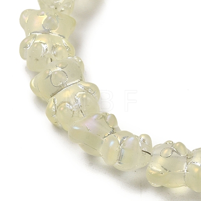 Electroplate Glass Beads Strands EGLA-Q127-A02-01H-1