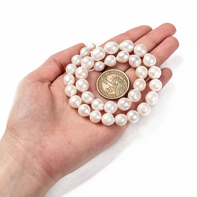 Natural Baroque Pearl Keshi Pearl Beads Strands PEAR-Q004-39-1