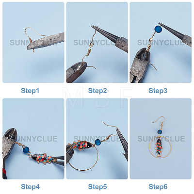 SUNNYCLUE DIY Fish Themed Earring Making Kits DIY-SC0001-93G-1