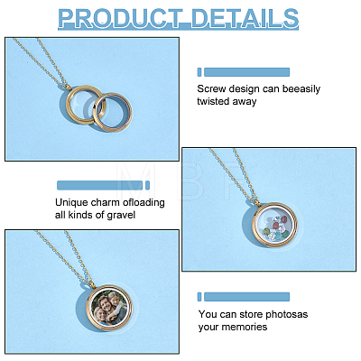 DIY Pendant Necklaces DIY-ME0003-03-1