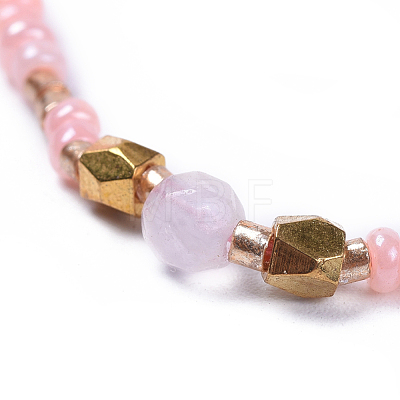 Adjustable Nylon Thread Braided Beads Bracelets BJEW-JB04379-03-1