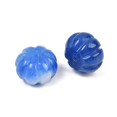 Dyed Natural Myanmar Jade Burmese Jade Carved Beads GG-CBAC08B-03D-1