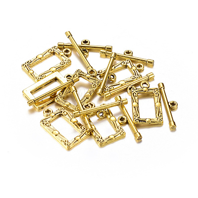 Tibetan Style Alloy Toggle Clasps X-GLF5079Y-NF-1