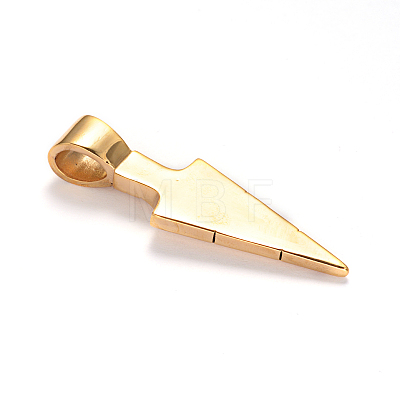 Triangle Pendulum 304 Stainless Big Steel Pendants STAS-L172-03AG-1