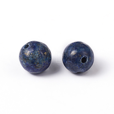 Natural Lapis Lazuli Round Beads X-G-M169-8mm-05-1