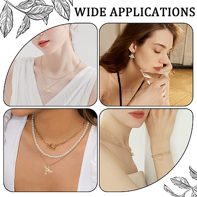 10Pcs 5 Styles Brass Charms KK-BBC0017-26-1