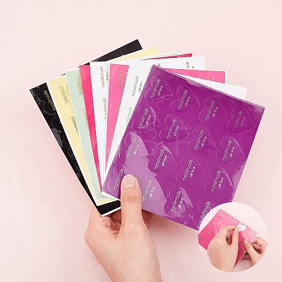 10 Colors Valentine's Day Sealing Stickers DIY-NB0003-29-1
