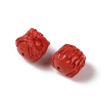Synthetic Coral Carved Beads CORA-C001-03-1