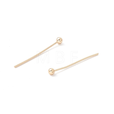 Brass Ball Head Pins KK-WH0058-02A-G02-1