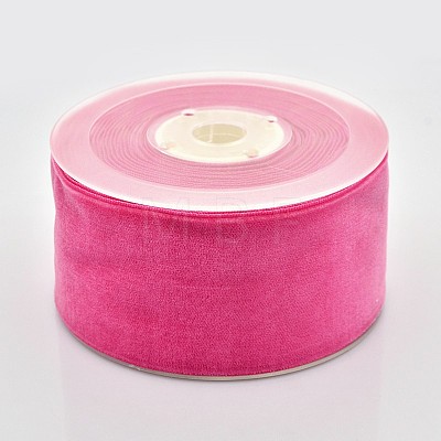 Polyester Velvet Ribbon for Gift Packing and Festival Decoration SRIB-M001-50mm-175-1