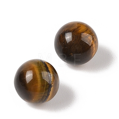 Natural Tiger Eye No Hole Sphere Beads G-K353-04A-04-1