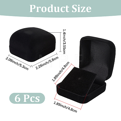 Velvet Jewelry Gift Storage Boxes CON-CY0001-01A-01-1