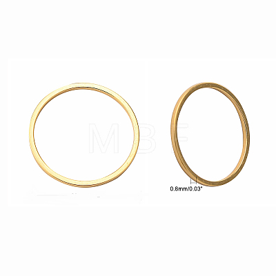 Ion Plating(IP) 304 Stainless Steel Linking Ring X-STAS-S079-13-B02-NF-1