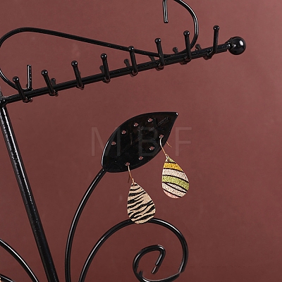 Leaf Iron Earrings Storage Rack PW-WG01C81-01-1