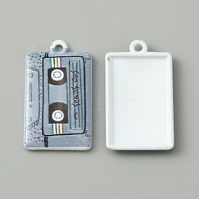 Baking Paint Alloy Pendants LS-FIND-WH0152-228B-1