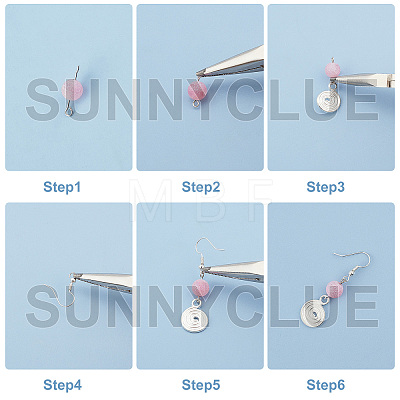 SUNNYCLUE DIY Dangle Earring Making Kits DIY-SC0014-10S-1