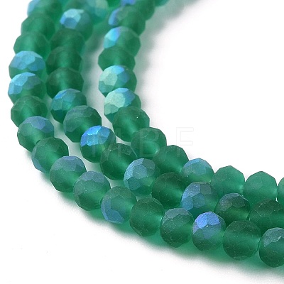 Transparent Glass Beads Strands LS-EGLA-A034-T4mm-MB18-1