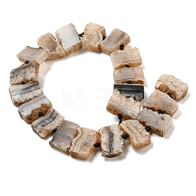 Natural Druzy Agate Beads Strands G-NH0001-A01-01-1