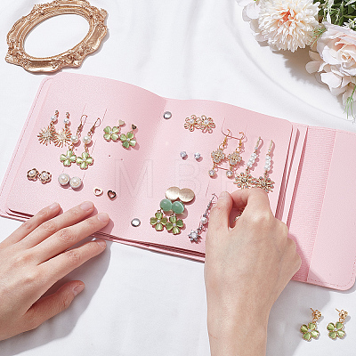 PU Leather Earring Storage Bags AJEW-SP0006-24C-1