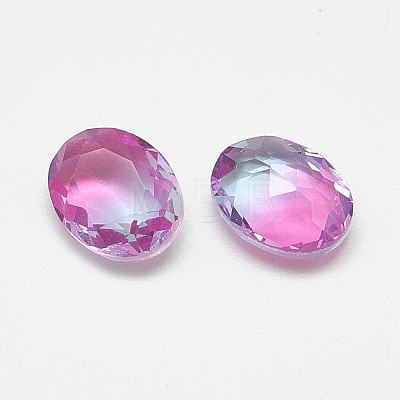 Pointed Back Glass Rhinestone Cabochons RGLA-T080-13x18-003TO-1