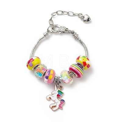 DIY European Bracelet Necklace Making Kit for Kid DIY-G085-01B-1