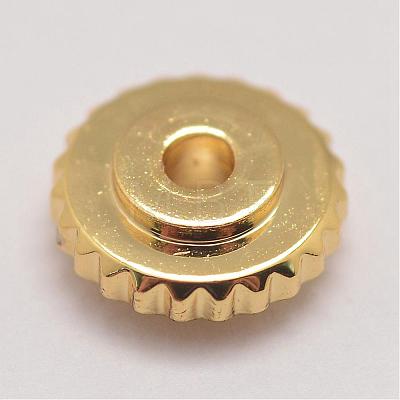Brass Spacer Beads KK-G296-03-1