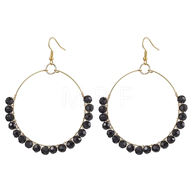 Glass Dangle Earrings EJEW-JE05817-01-1