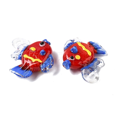 Handmade Lampwork Pendants LAMP-B035-01B-07-1