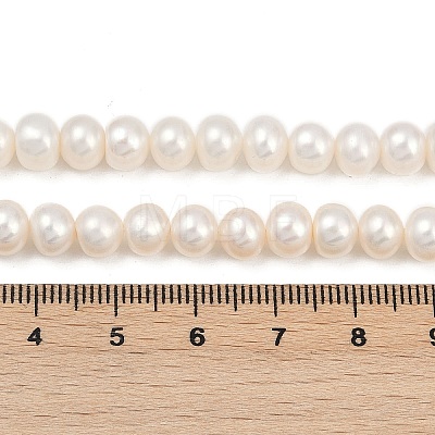 Natural Cultured Freshwater Pearl Beads Strands PEAR-I007-07X-13D-1