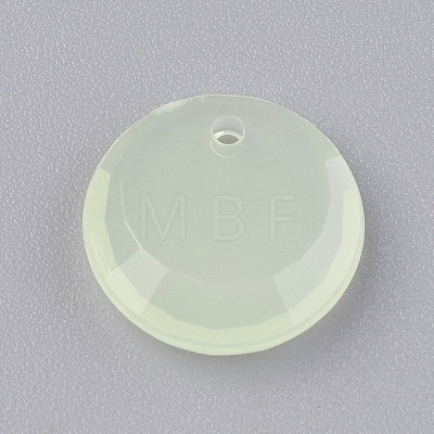 Imitation Opalite Acrylic Charms MACR-G050-17mm-H10X-1