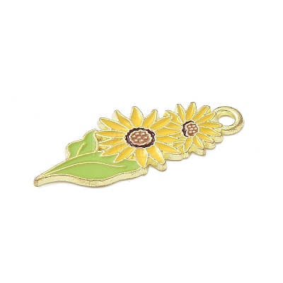 Alloy Enamel Pendants ENAM-P258-04I-G-1