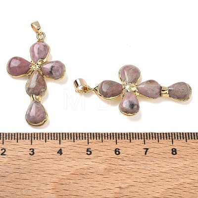 Natural Rhodonite Pendants GG-CBA9F30-02G-14-1