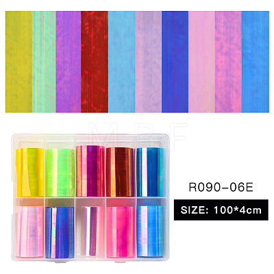 10 Colors Nail Art Transfer Stickers MRMJ-R090-06E-1