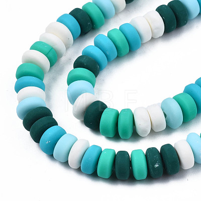 Handmade Polymer Clay Beads Strands CLAY-N008-008U-1