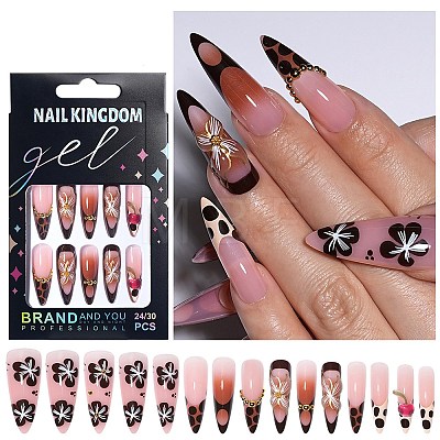 Acrylic Full Cover Press On False Nails MRMJ-P019-01A-1