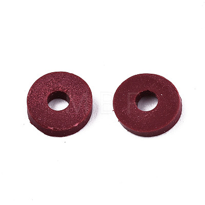 Handmade Polymer Clay Beads X-CLAY-Q251-8.0mm-103-1