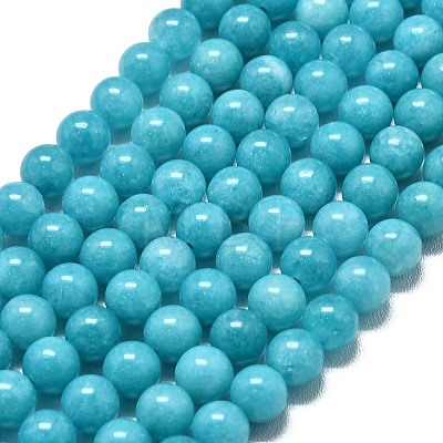 Natural Malaysia Jade Beads Strands G-L645-A01-6mm-24-1