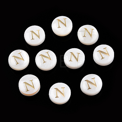 Natural Freshwater Shell Beads SHEL-N036-01N-1