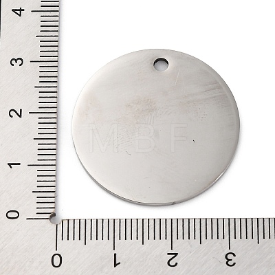 Anti-Tarnish 201 Stainless Steel Pendants STAS-R002-01P-13-1