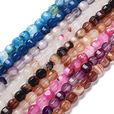 Natural Agate Beads Strands G-G172-02-1