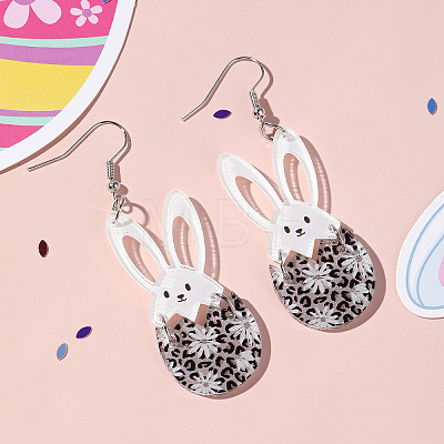 Acrylic Dangle Earrings FS-WGF063B-04-1