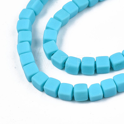 Handmade Polymer Clay Beads Strands X-CLAY-N008-061-05-1