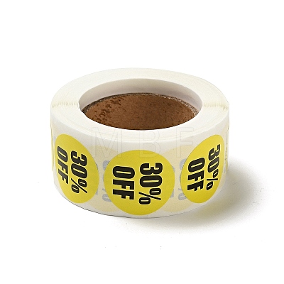 30% Off Discount Round Dot Roll Stickers DIY-D078-03-1