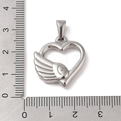 Non-Tarnish 304 Stainless Steel Pendants X-STAS-R232-07P-1