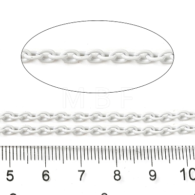 Spray Painted 304 Stainless Steel Cable Chains STAS-B067-06A-01-1