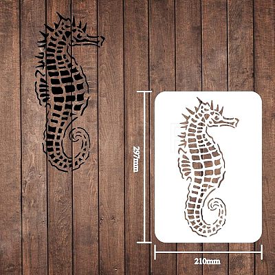 Large Plastic Reusable Drawing Painting Stencils Templates DIY-WH0202-068-1