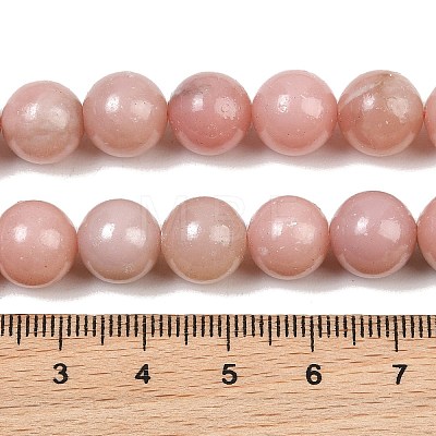 Natural Pink Opal Beads Strands GG-CBAA3AB-04-10mm-1