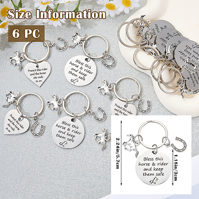 Western Style Alloy Keychains KEYC-SW00043-1